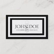 Barberkulör Stylist Black Gräns Guld Papprare