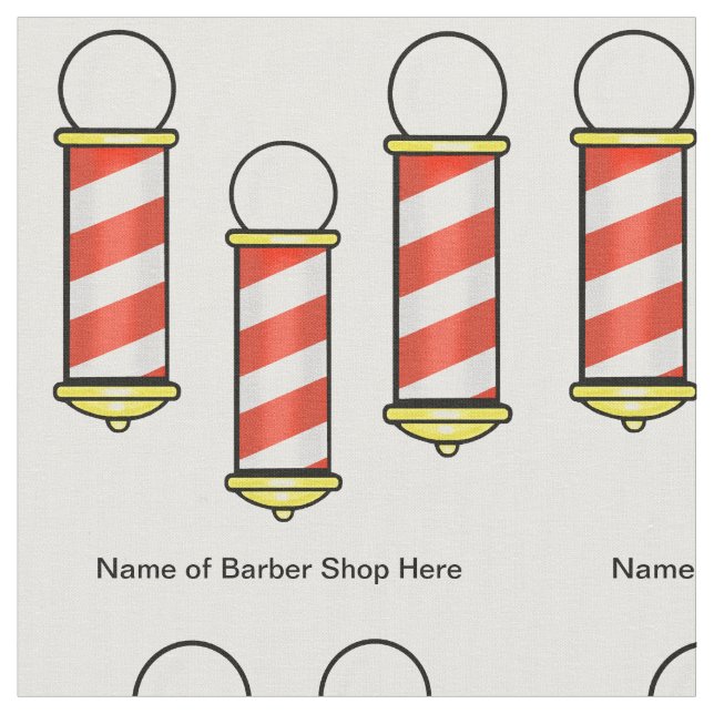 Barberpolsanpassa strukturmaterial tyg (Närbild)