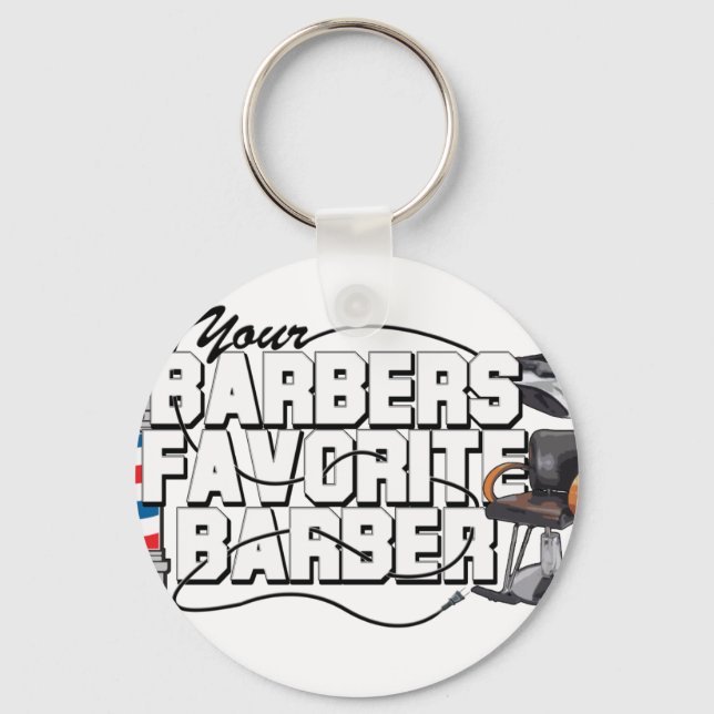Barbers Favorite Barber Nyckelring (Framsida)