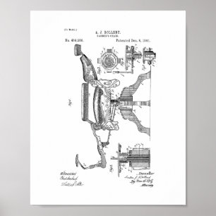 Barbers stolspatent poster