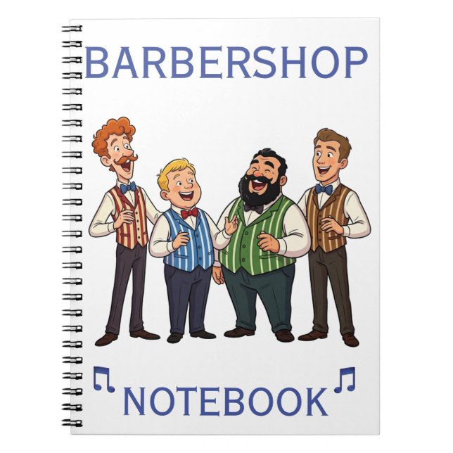 Barbershop "Anteckningsbok" Anteckningsbok (Framsidan)