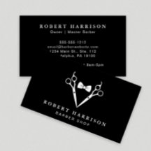 Barbershop Barber Professionell Svart
