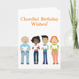 Barbershop Birthday Card Kort