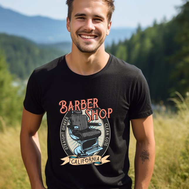 Barbershop California T-Shirt (Skapare uppladdad)