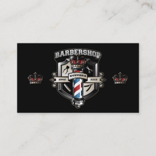 Barbershop Classic-Affärskortet Personalize Visitkort