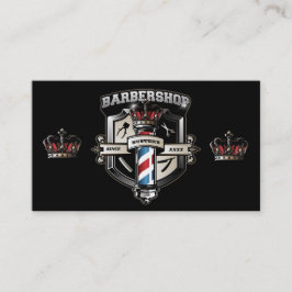 Barbershop Classic Logotyp Personalize Visitkort