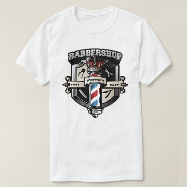 Barbershop Classic T Shirt (Design framsida)
