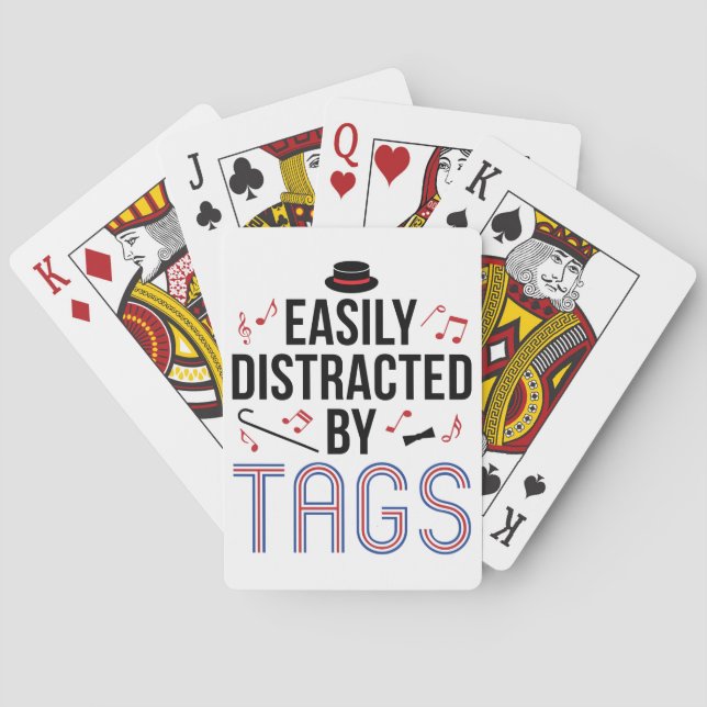 Barbershop-kvartetten uppdelade lätt av Märkre Casinokort (Baksidan)