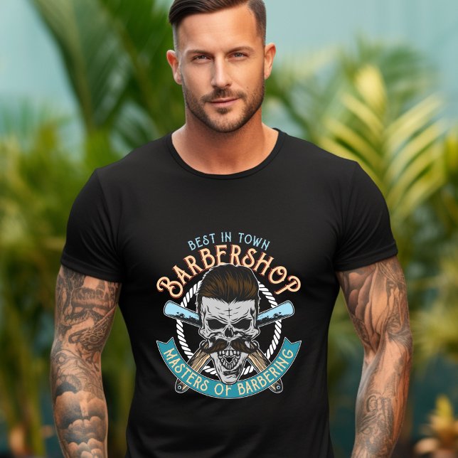 Barbershop Master i BarNumation T-Shirt (Skapare uppladdad)