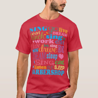 Barbershop Music Cute Singer Quartet Gift Tee