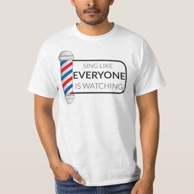 Barbershop Music SJUNGA Shirt T Shirt (Framsida)