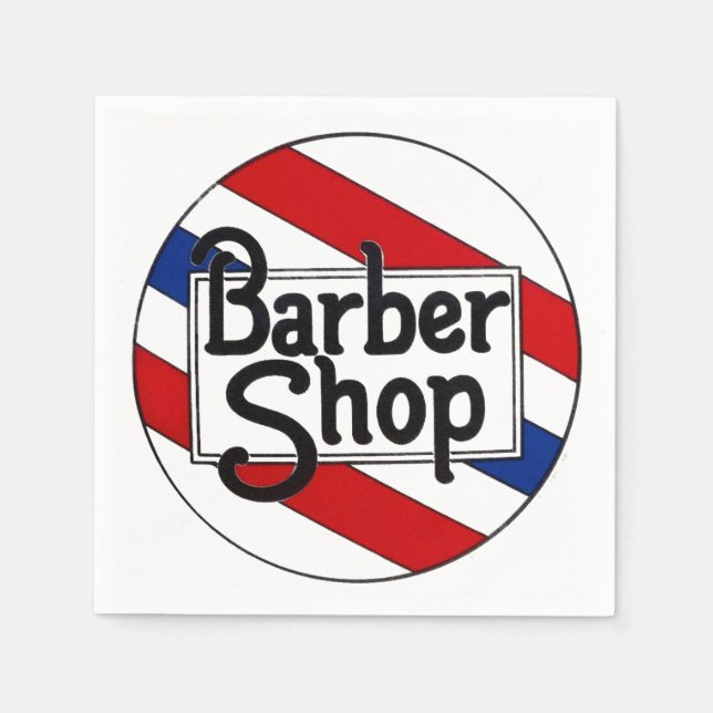Barbershop Pappersservett (Framsidan)