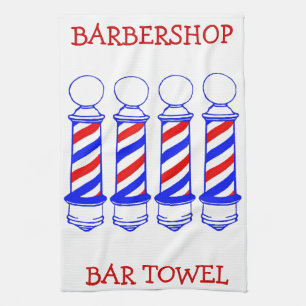 Barbershop Pub Towel Kökshandduk