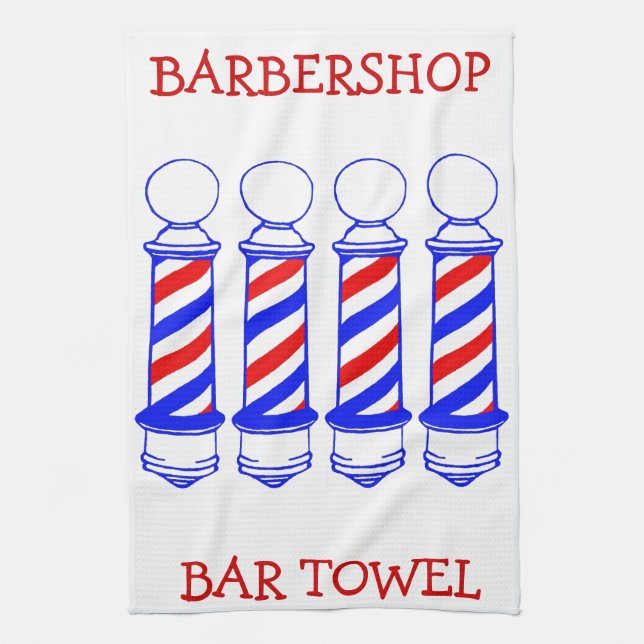 Barbershop Pub Towel Kökshandduk (Vertikal)