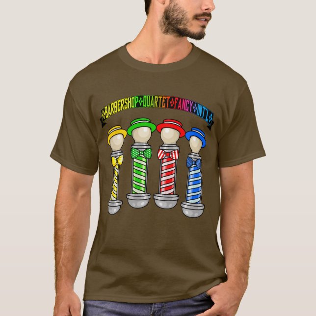 Barbershop Quartet Finare Int'l T Shirt (Framsida)