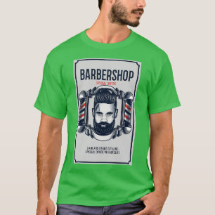 BARBERSHOP SPECIELL ERBJUDER HAIR BEARD STYLING RE T SHIRT