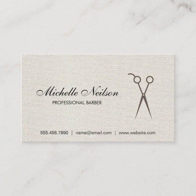 Barbershop | Stylist Visitkort (Framsida)