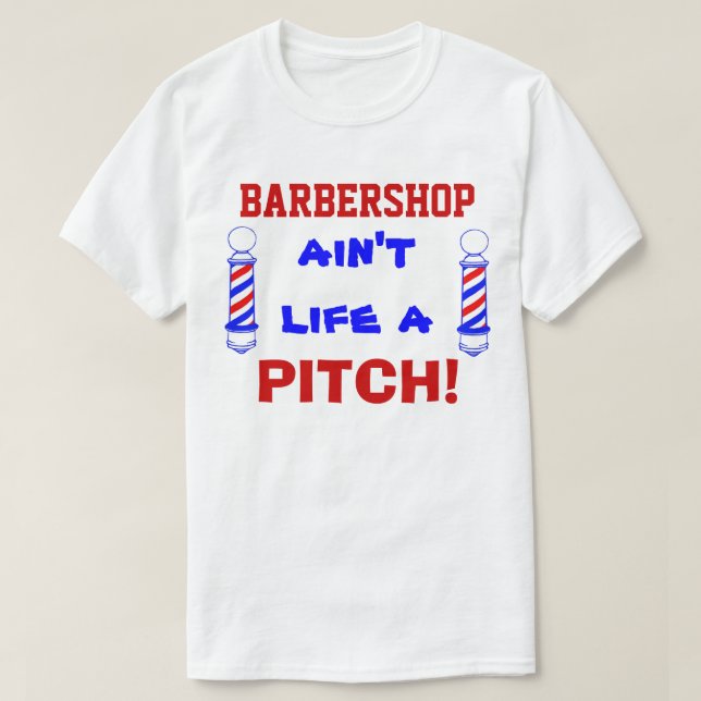 Barbershop T-shirt (Design framsida)