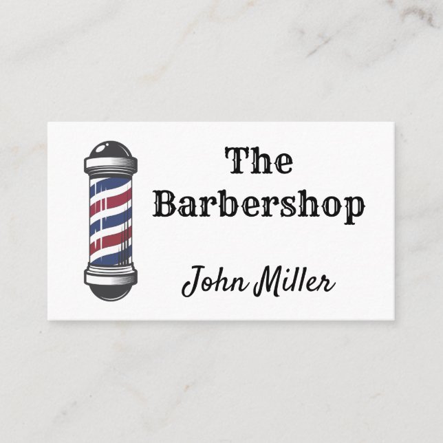 Barbershop Visitkort (Framsida)
