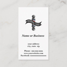 Barbershop Visitkort