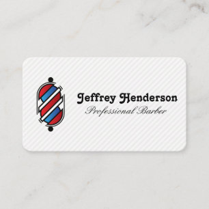 Barberstång Logotyp Visitkort