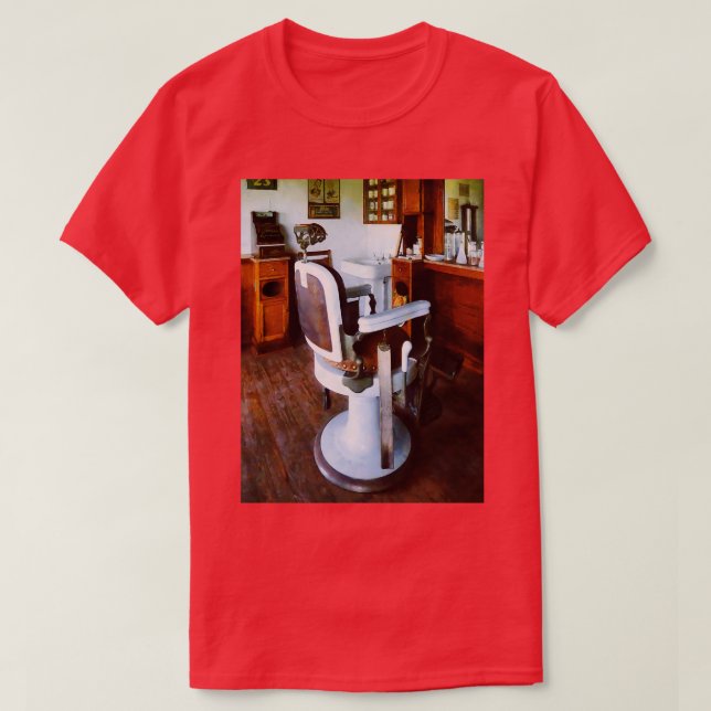 Barberstolar och Pengarar-register T Shirt (Design framsida)