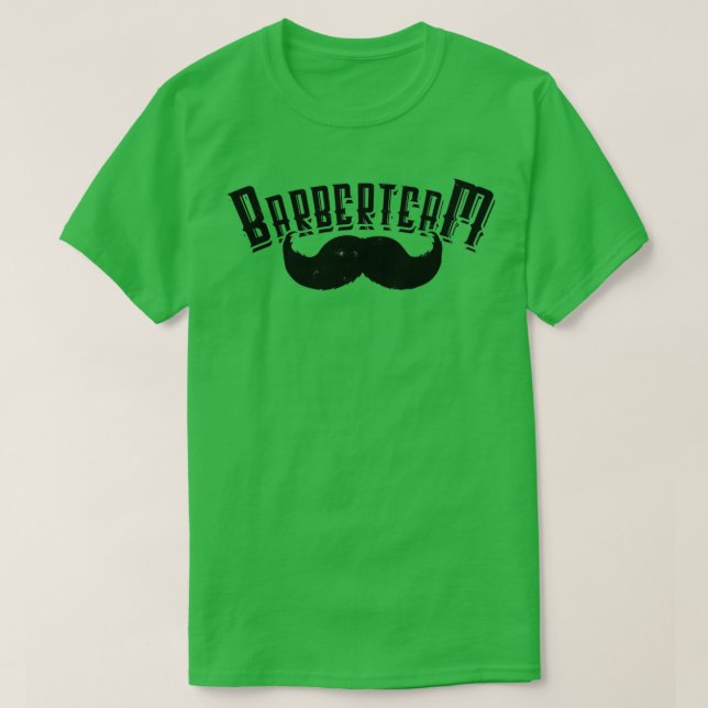 Barberteam Hairdresser Team for Barber Shop T Shirt (Design framsida)