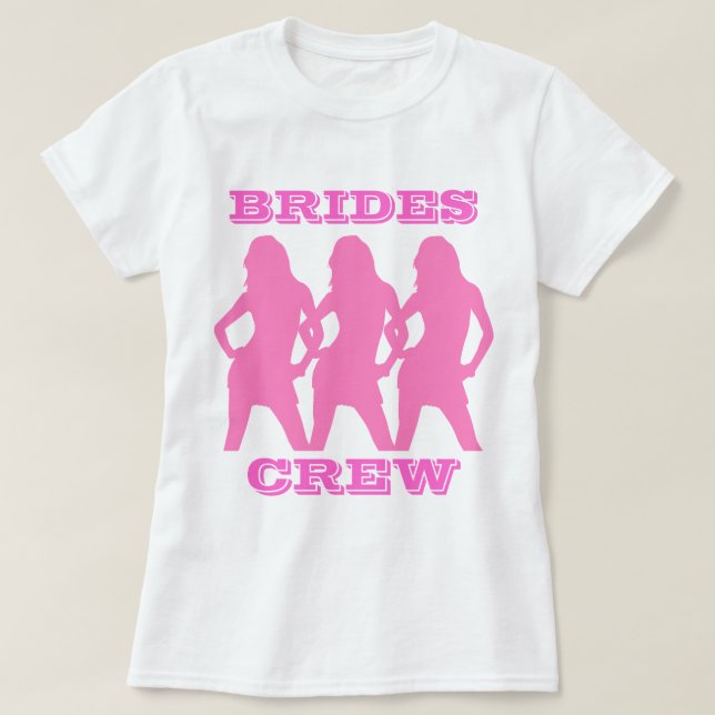 Bärbesättning på Bachelorette-festen T-shirt (Design framsida)