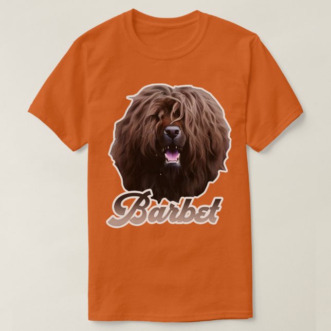 barbet-hund t shirt (Design framsida)