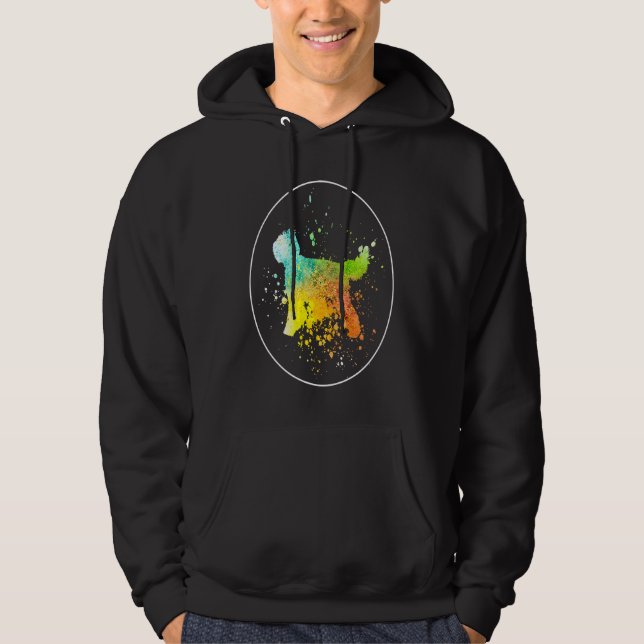 Barbet Vintage  1 Hoodie (Framsida)