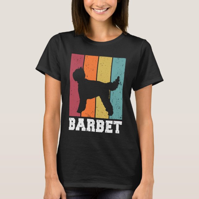 Barbet Vintage  2 T Shirt (Framsida)