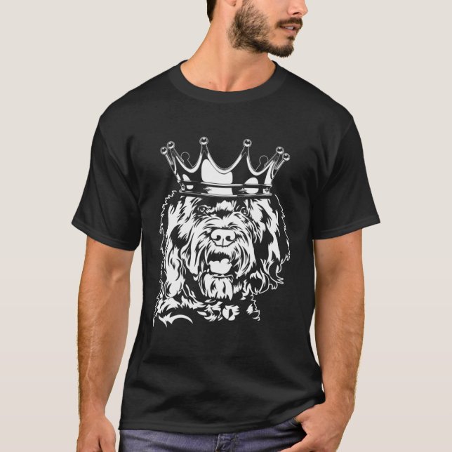 Barbet with crown dog hound dog mom t shirt (Framsida)