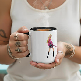 Barbie Coffee Mug Två-Tonad Mugg