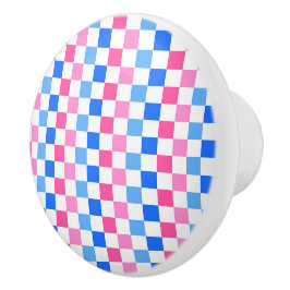 Barbie goes to the ocean checkerboard pattern knopp