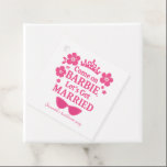 Barbie-Inspired Bachelorette Party -  Gåvor Etiketter<br><div class="desc">Add a glam finishing touch to your bachelorette party favors with these fabulous Barbie-inspired favor tags! Featuring the playful phrase “Come on Barbie, let’s get married!”, these pink tags are perfect for bridal shower gifts, goodie bags, or personalized thank yous for your bride squad. Chic, flirty, and totally on theme...</div>