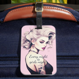 Barbie Inspired Bagagebricka