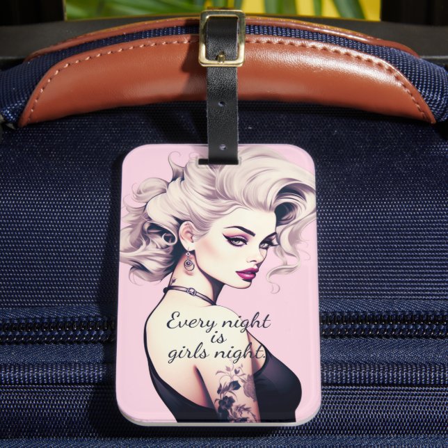 Barbie Inspired Bagagebricka (Framsida Insitu 2)