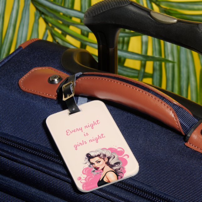 Barbie Inspired Bagagebricka (Framsida Insitu 1)