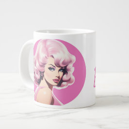 Barbie-Inspired Pin-Up Jumbo Mugg