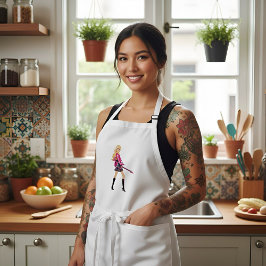 Barbie Long Apron Långt Förkläde