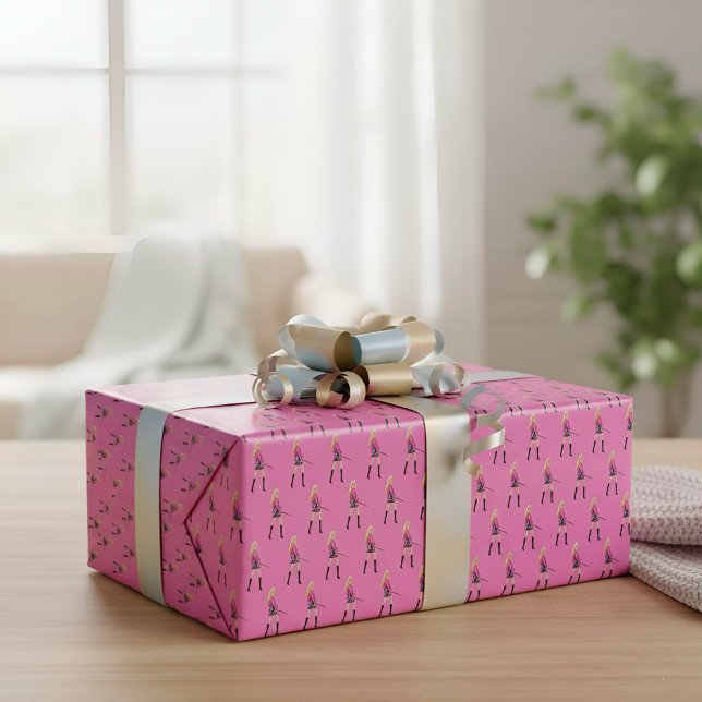Barbie Wrapping Paper Presentpapper (Skapare uppladdad)