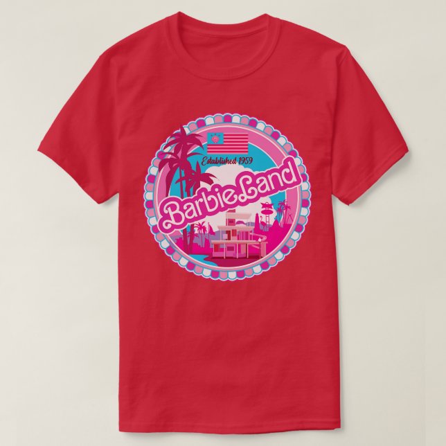Barbieland T Shirt (Design framsida)