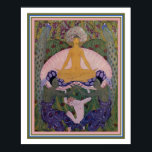 Barbier Art Deco "Venus födelse" 16 x 20 Poster<br><div class="desc">George Barbiers färgstarka konstnärliga Deco-utskrift med titeln "Venus födelse"</div>