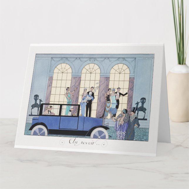 Barbier Mode Card Kort (Framsida)