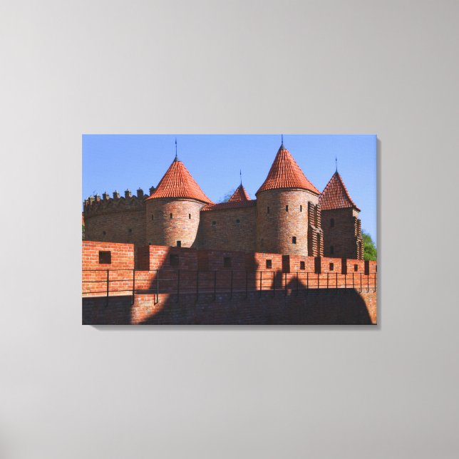 Barbikanen, Warszawa, Polen Canvastryck (Framsida)