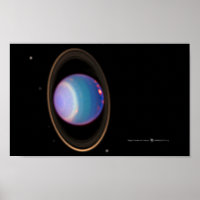 Bärbild av Uranus Poster