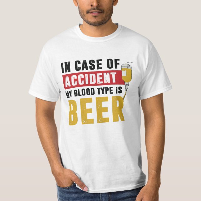 Bärblodtyp T Shirt (Framsida)
