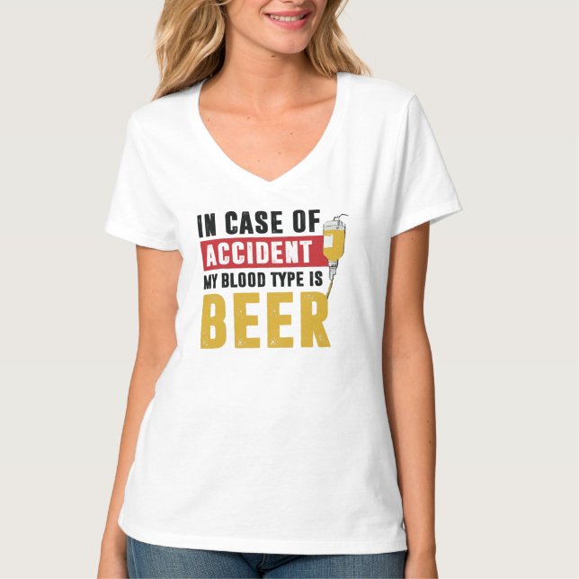 Bärblodtyp T Shirt (Framsida)