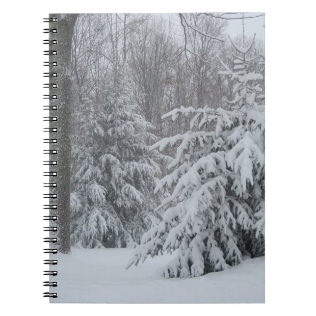 Bärbok för Winter Gräs Anteckningsbok Med Spiral (Framsidan)