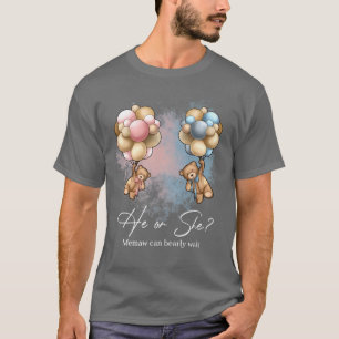 Bärbubblor PM kan avvakta Gender T Shirt